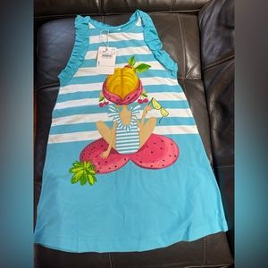 turquoise short sleeve dress